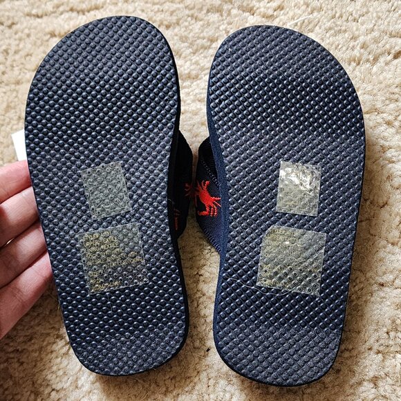 J. Crew Crewcuts Crab Flip Flop Sandals Size K10 NWT - Picture 4 of 6
